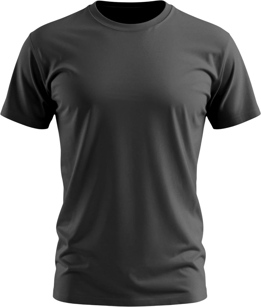 Camiseta Cinza Chumbo vista de frente
