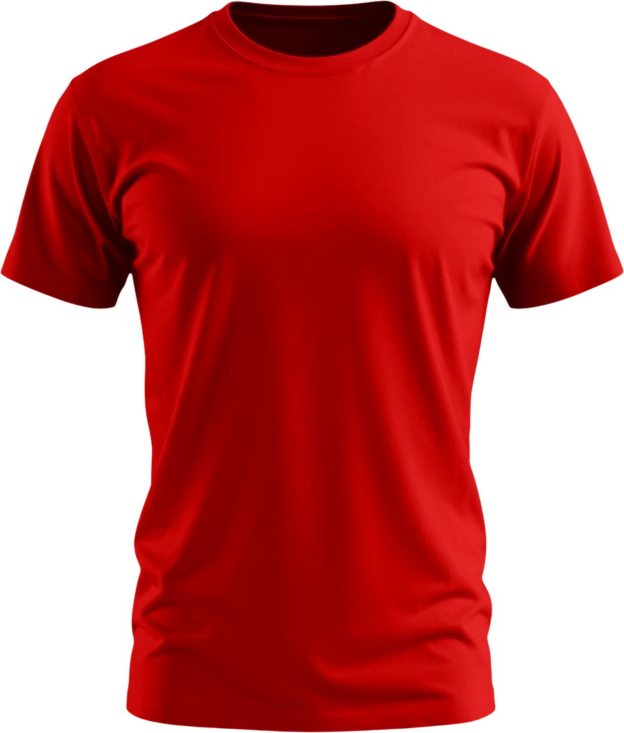 Camiseta Vermelha vista de frente